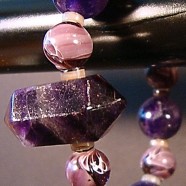 Amethyst Swarovski Crystal 14K Gold Plated